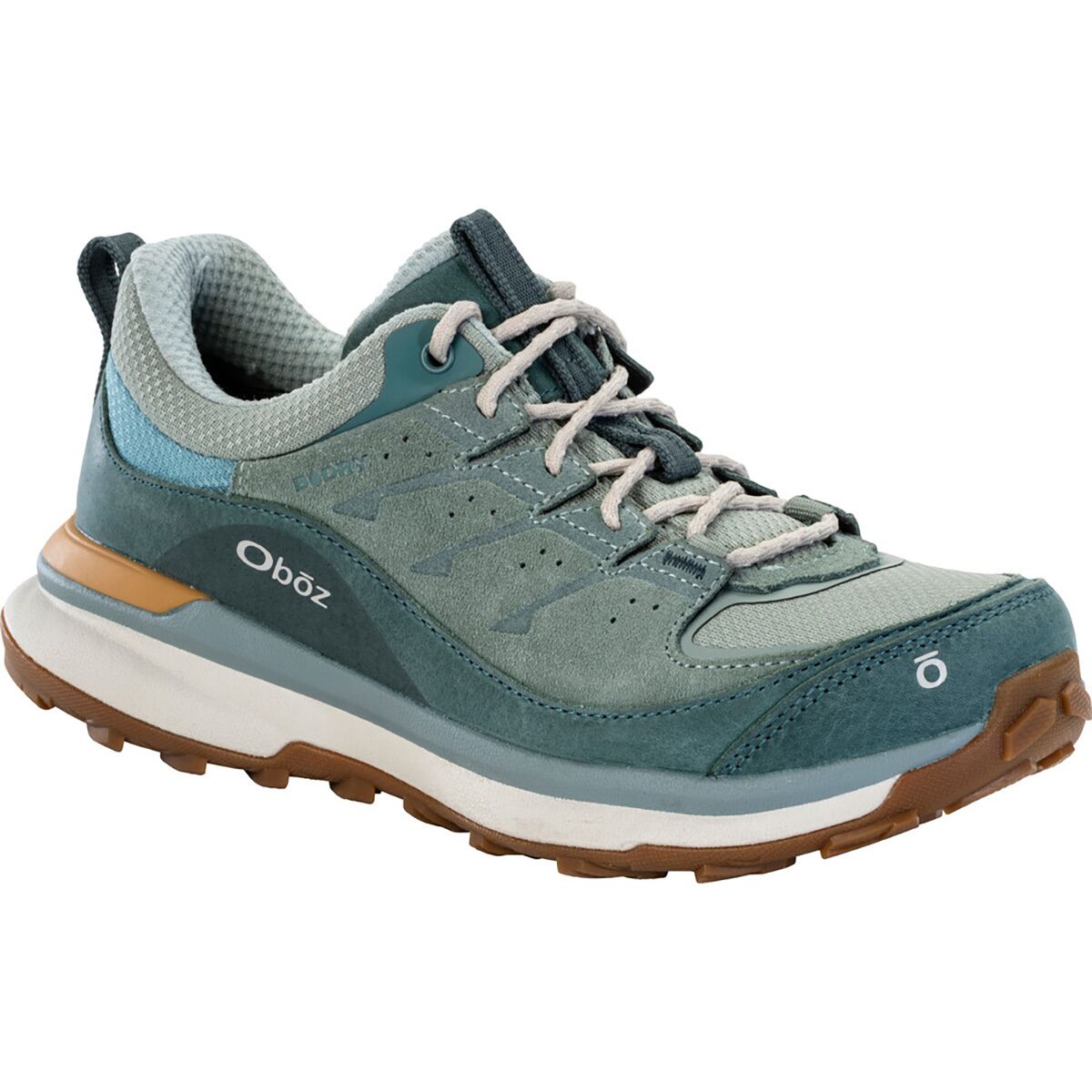 Женские кроссовки Oboz Hyalite Low B-DRY Hiking, цвет: Glacier — фото 2