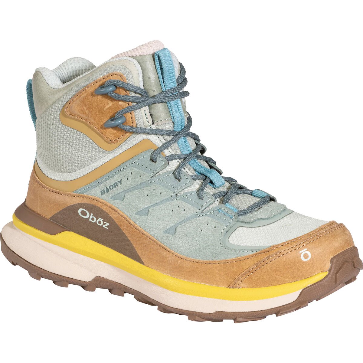 Женские ботинки Oboz Hyalite Mid B-DRY Hiking Boot, цвет: Hot Springs — фото 2