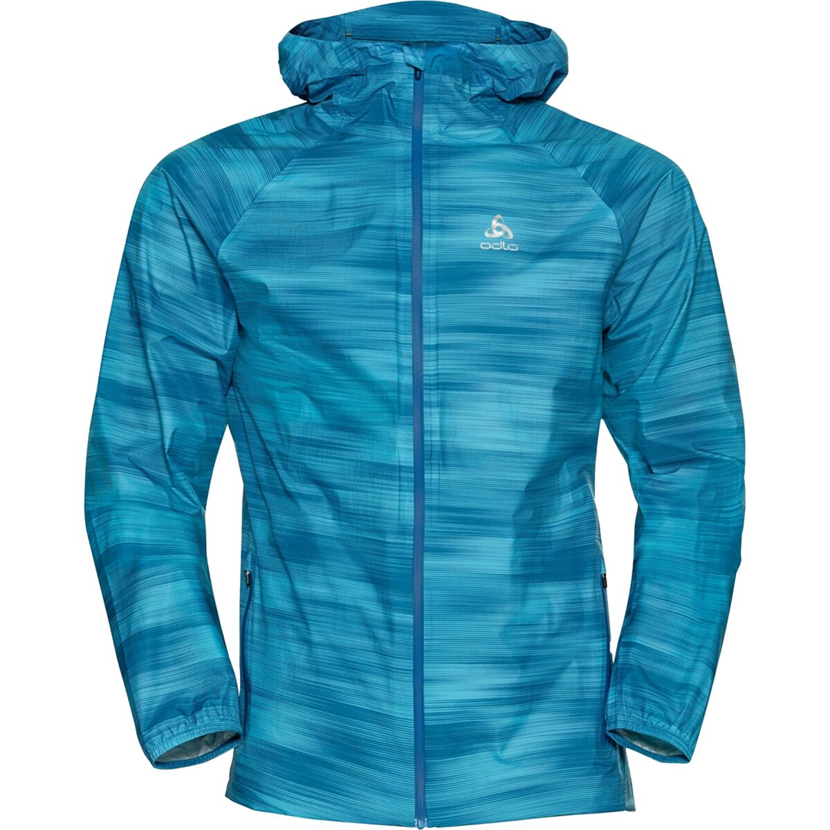 ODLO Fli 2.5L Waterproof Print Hardshell Jacket Men's Clothing