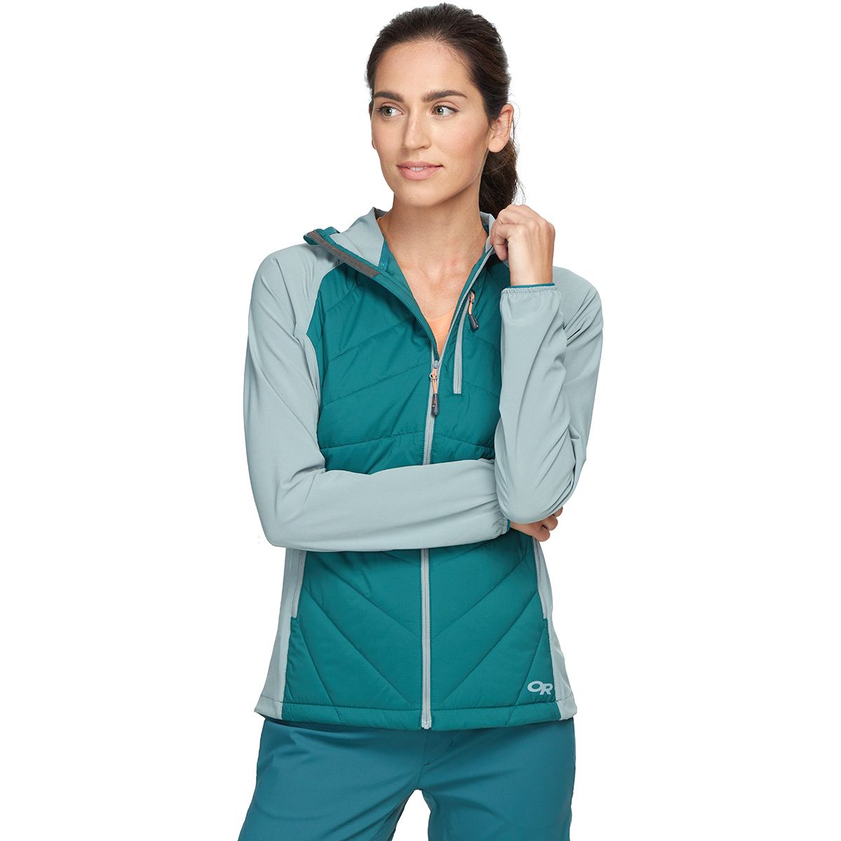 Outdoor Research Refuge Hybrid Hooded Jacket Women's Clothing