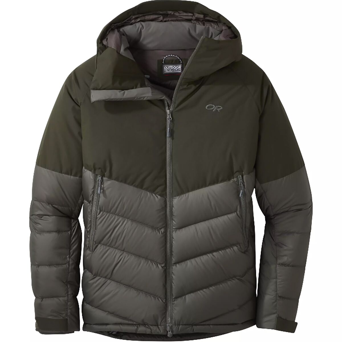 outdoor research transcendent down hooded jacket