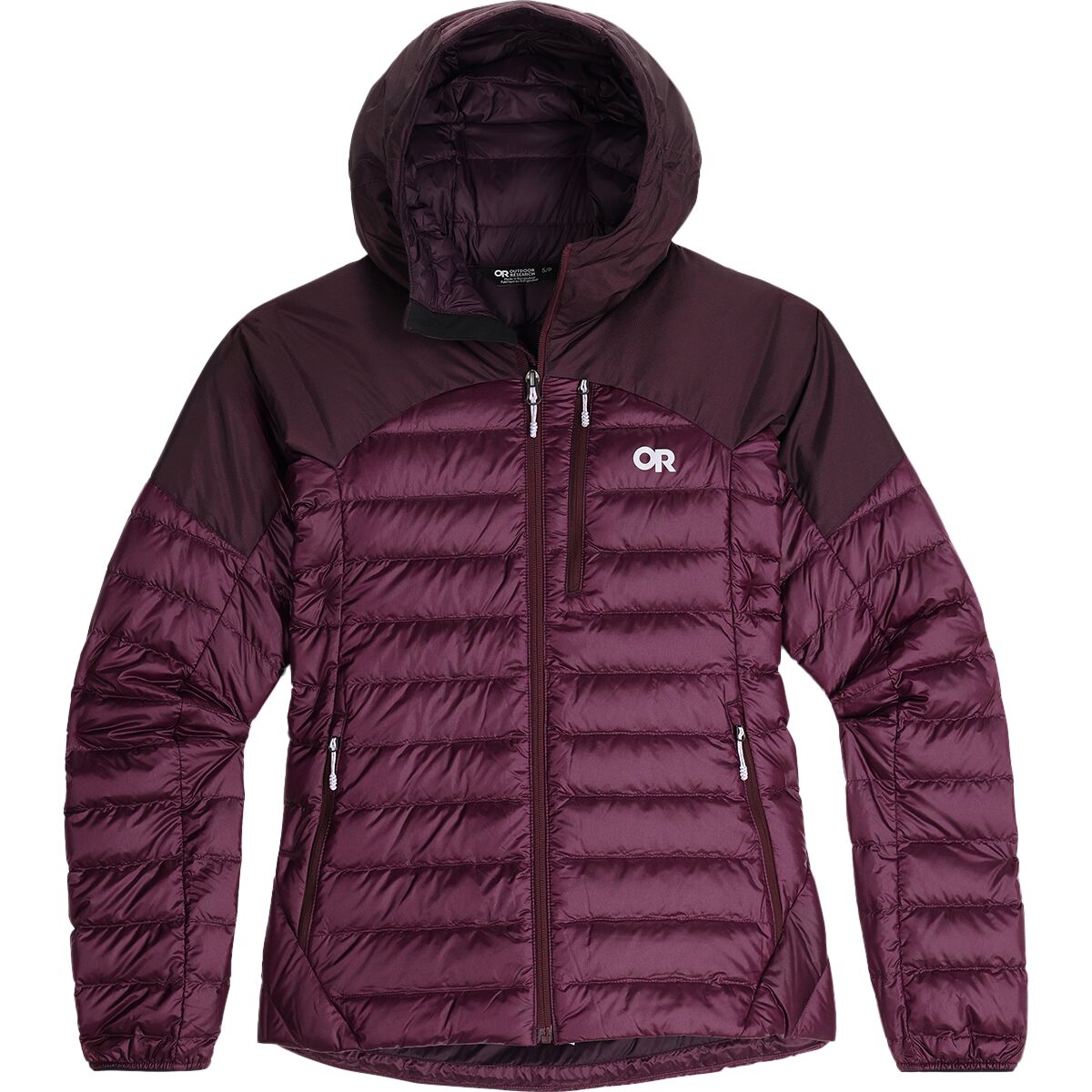 Женская куртка Outdoor Research Helium Down Hooded, цвет: Аметистовый — фото 4