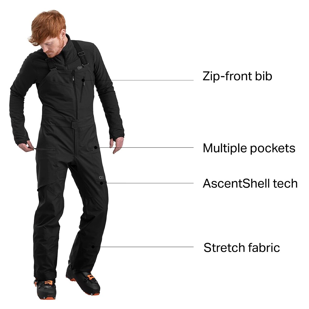 Outdoor Research Skytour AscentShell Bib Pant - Men´s
