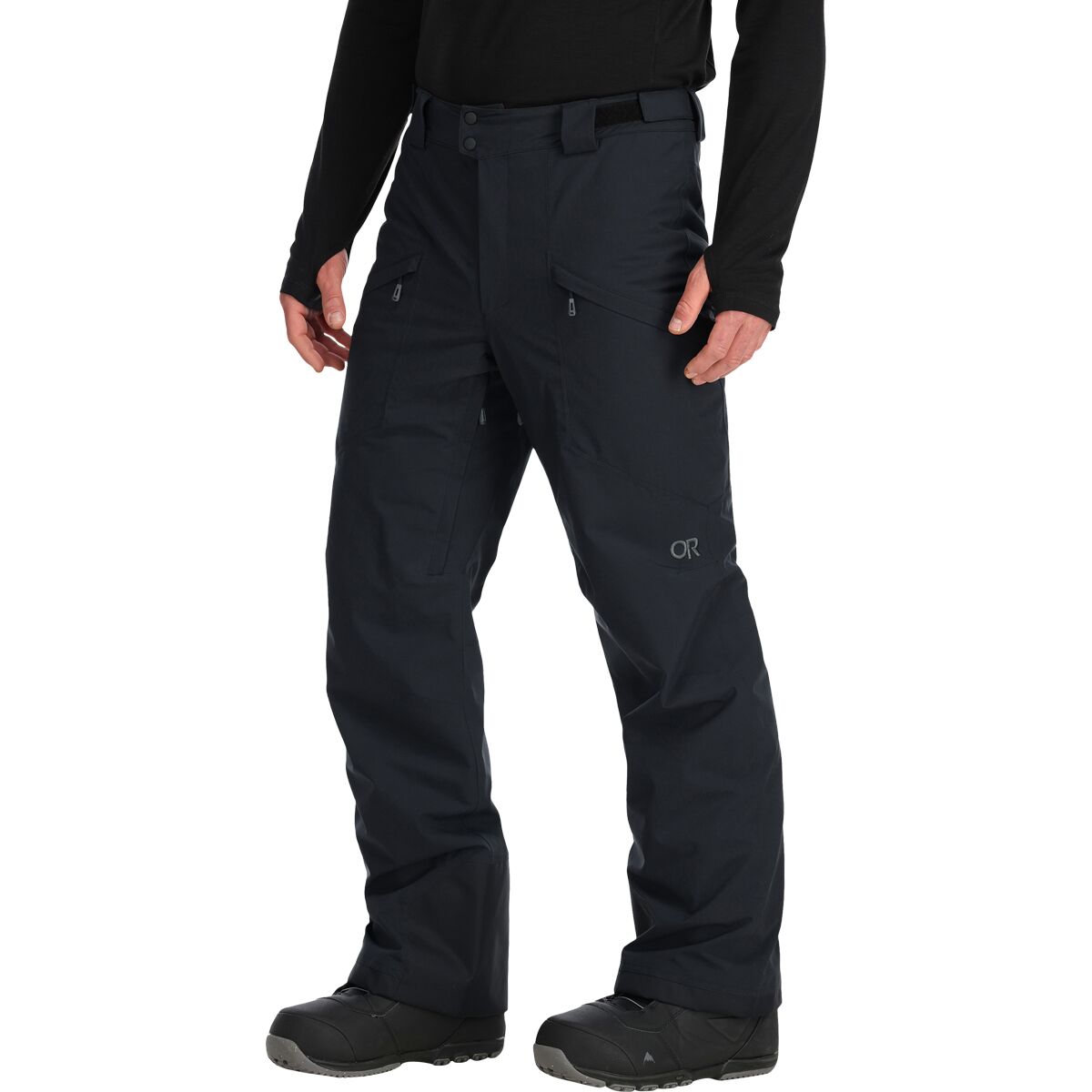 Мужские брюки Outdoor Research Snowcrew Pant, цвет: Чёрный — фото 3
