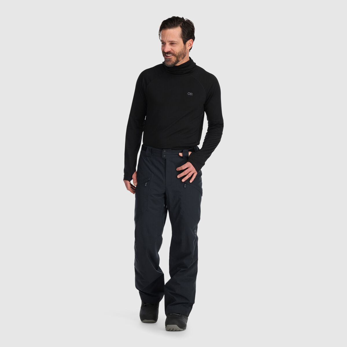 Мужские брюки Outdoor Research Snowcrew Pant, цвет: Чёрный — фото 6