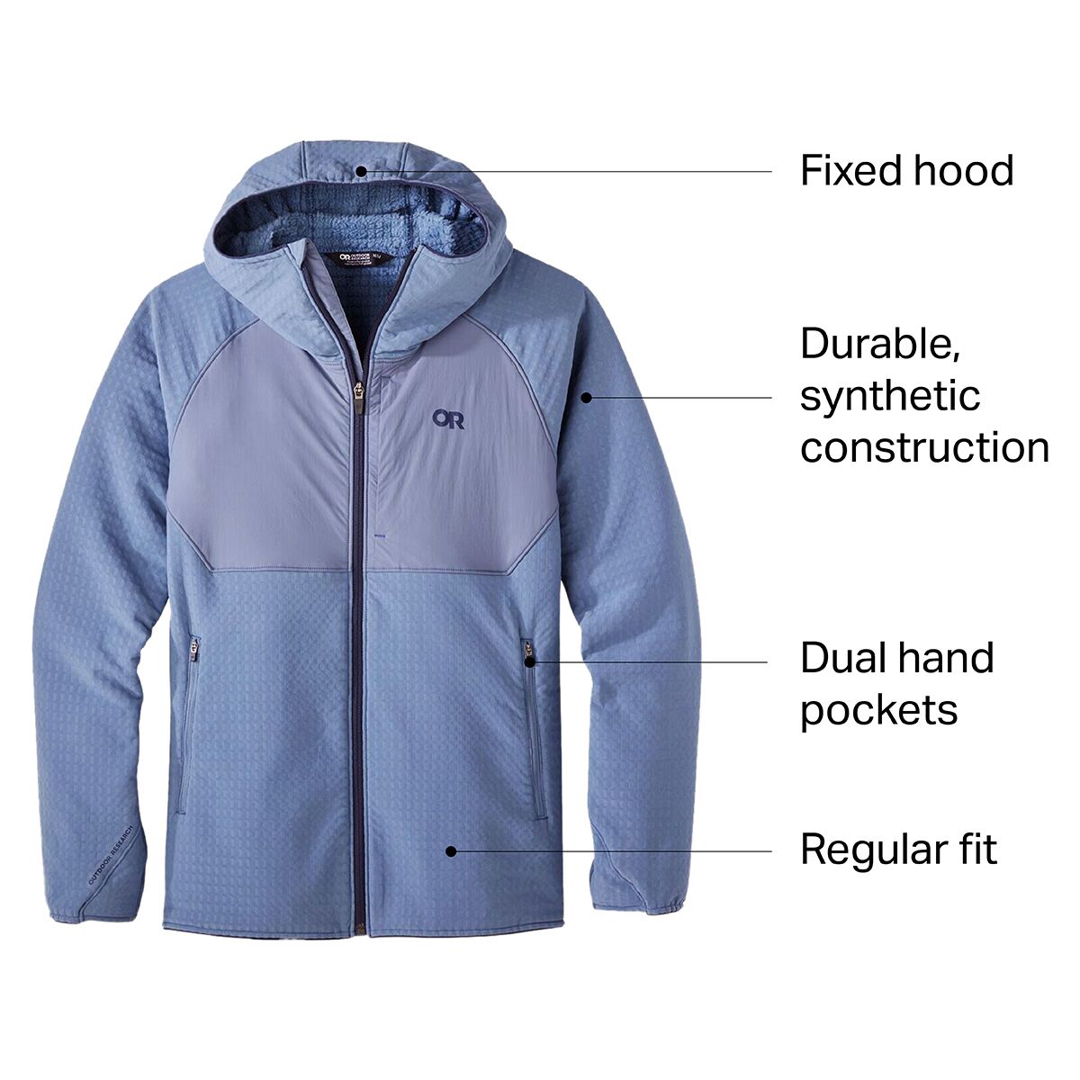 Outdoor Research Vigor Plus Fleece Hooded Jacket Men's Clothing