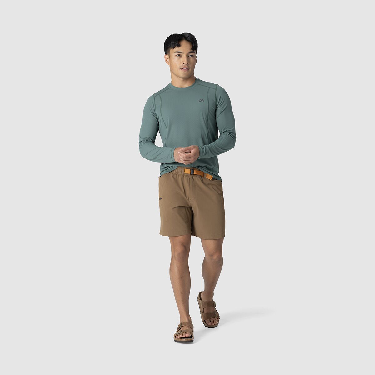 Мужская футболка Outdoor Research Echo L/S, цвет: Malachite — фото 4
