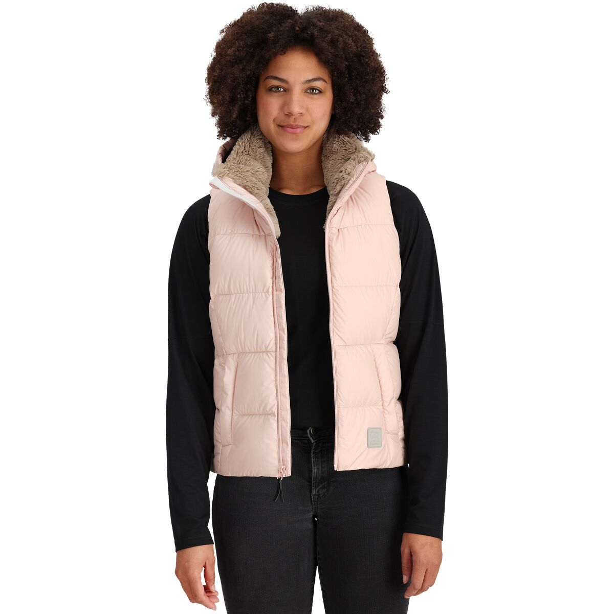 Outdoor Research Coldfront Hooded Down Vest II Women's Clothing