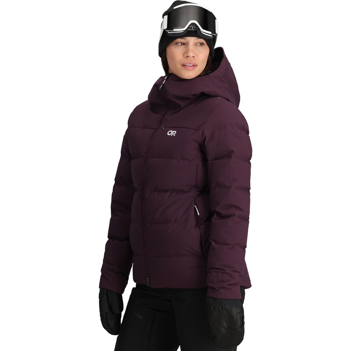 Женская куртка Outdoor Research Snowcrew Down Jacket, цвет: Аметистовый — фото 3