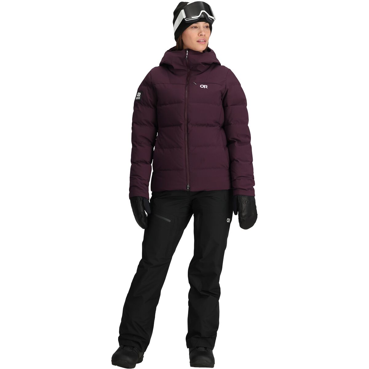 Женская куртка Outdoor Research Snowcrew Down Jacket, цвет: Аметистовый — фото 4