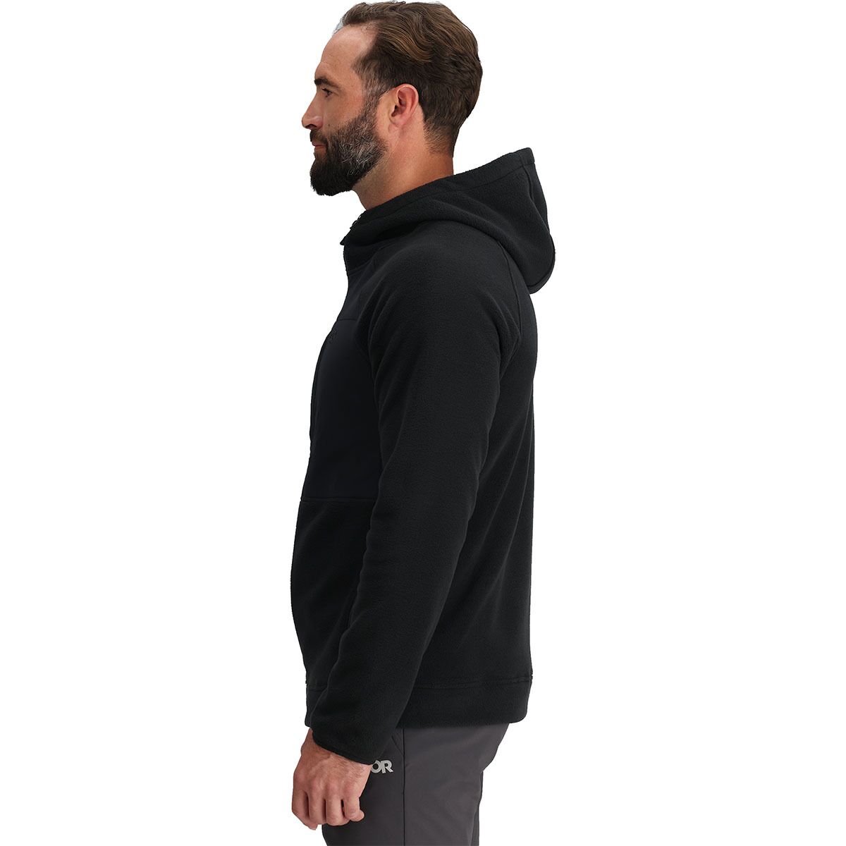 Мужское худи Outdoor Research Polartec 200, цвет: Чёрный — фото 4