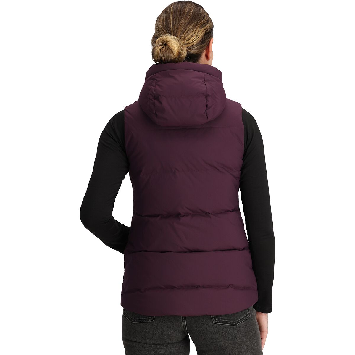 Женский жилет Outdoor Research Coze Hooded Down Vest, цвет: Аметистовый — фото 2
