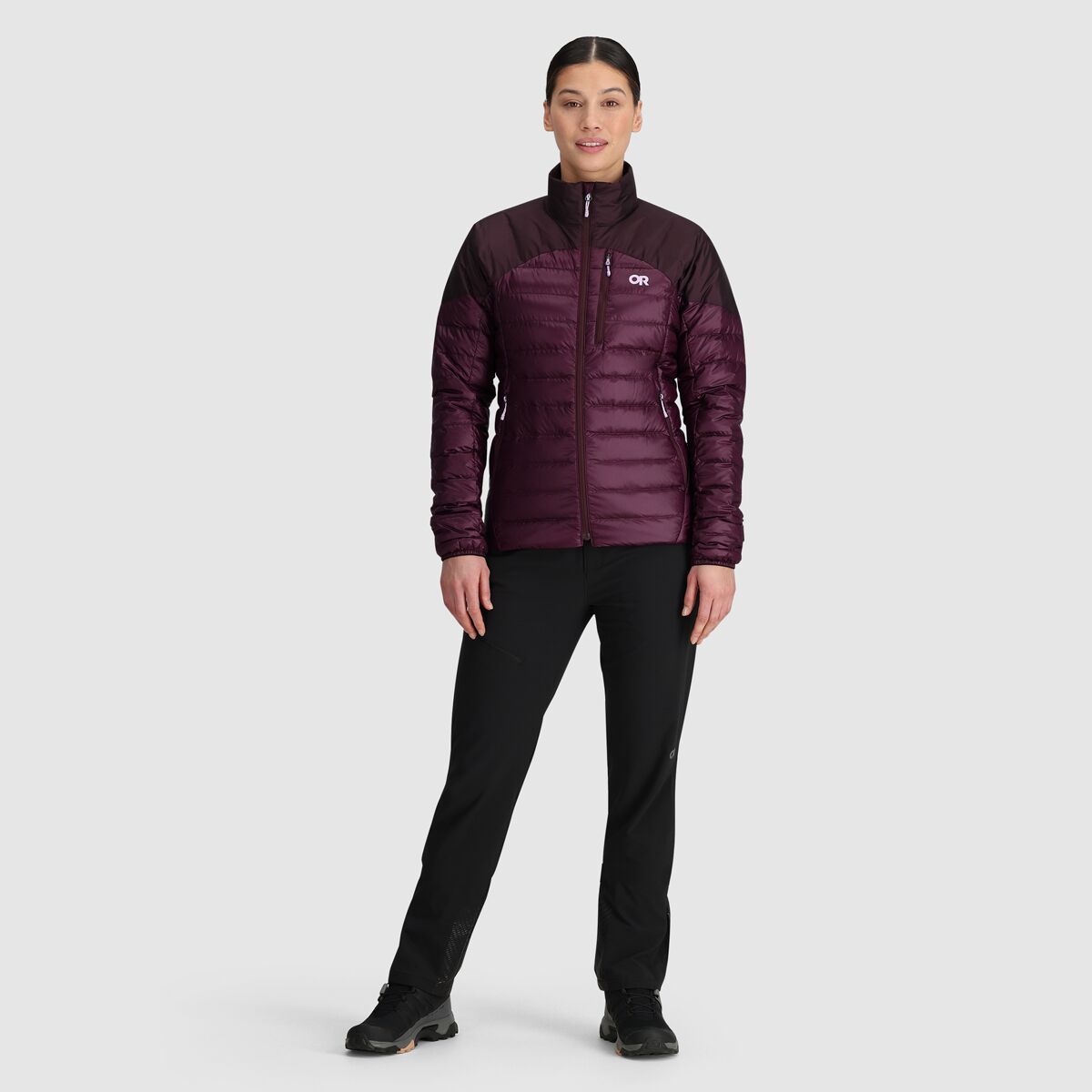 Женская куртка Outdoor Research Helium Down Jacket, цвет: Аметистовый — фото 6