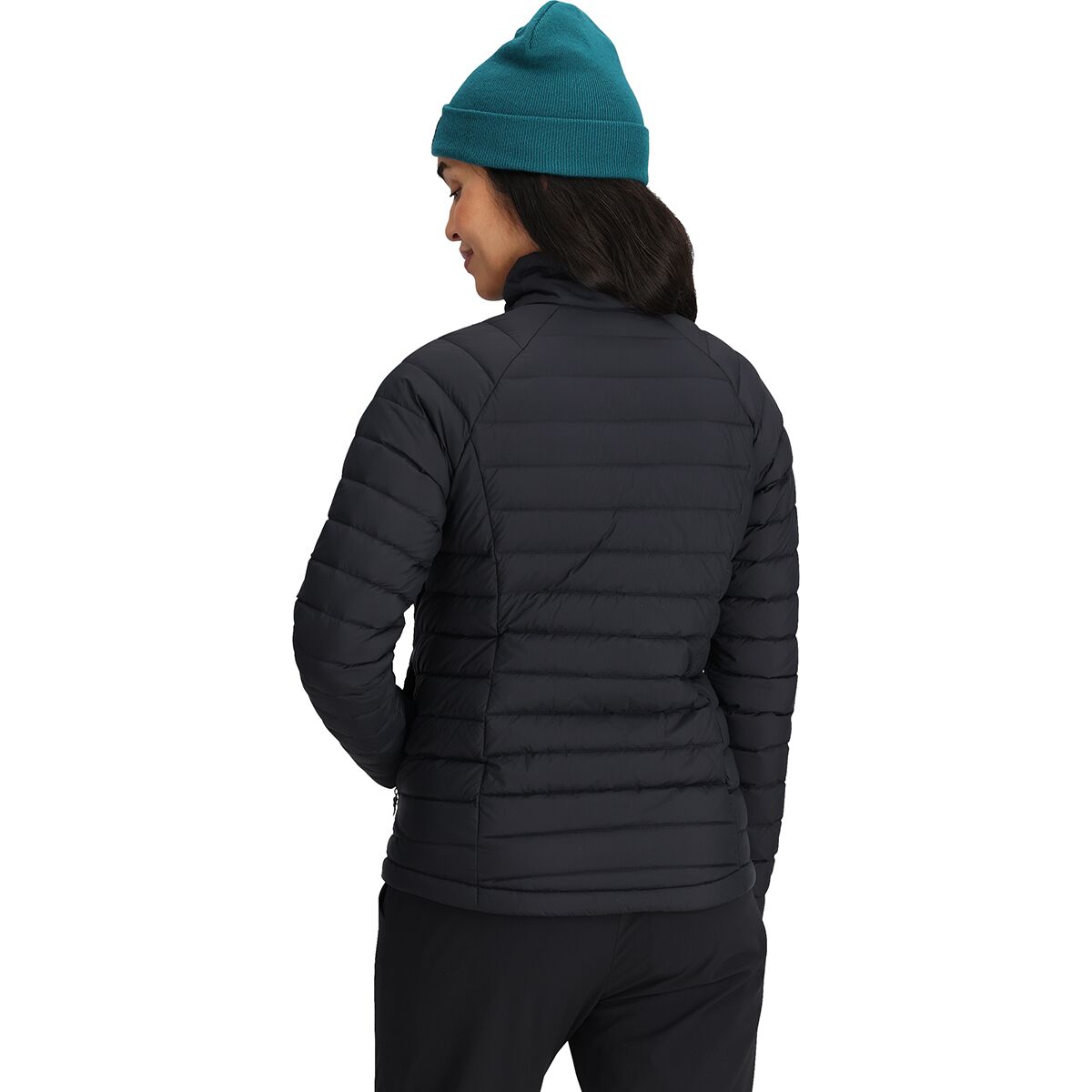 Женская куртка Outdoor Research Transcendent Down Jacket, цвет: Чёрный — фото 2