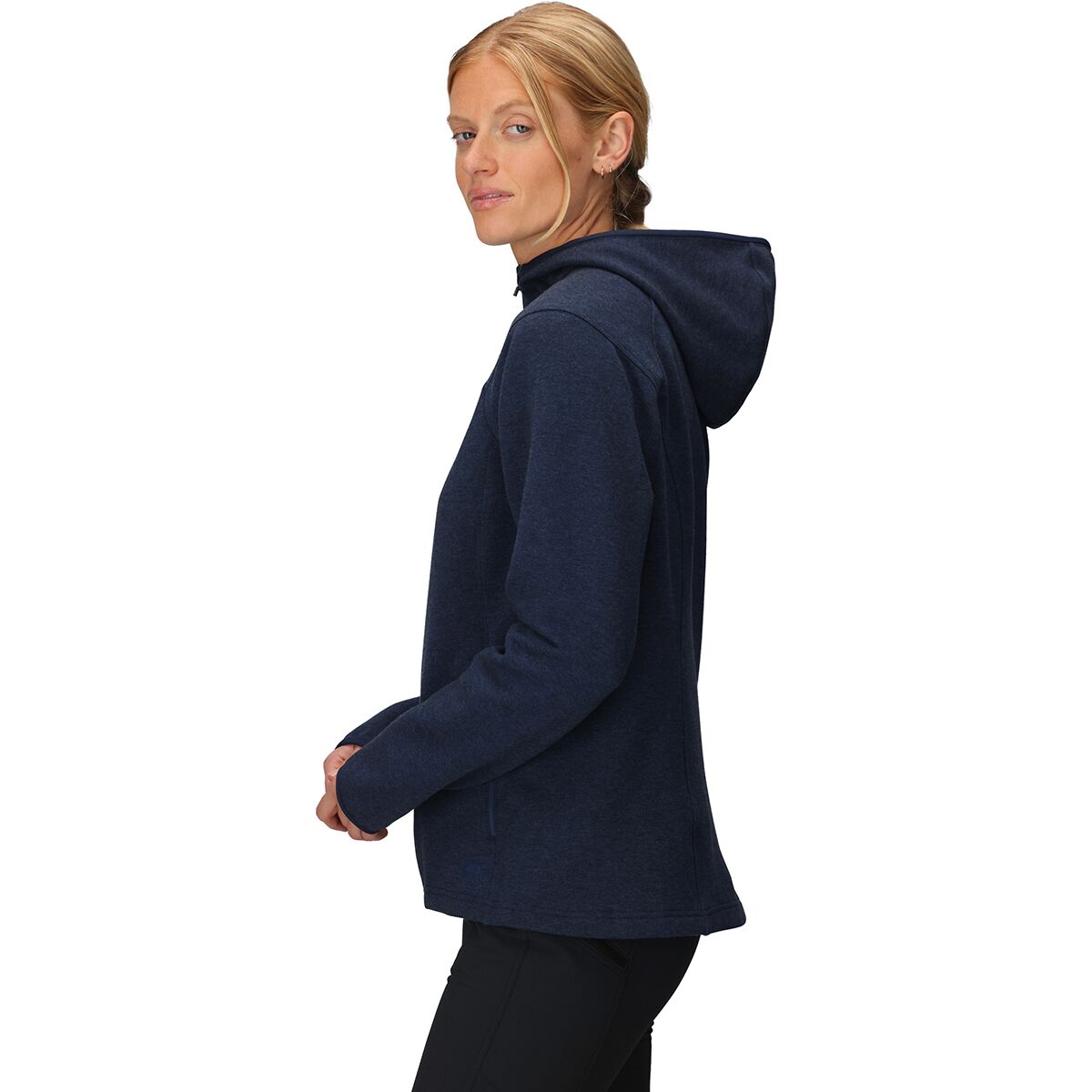 Женское худи Outdoor Research Crescent Fleece Full-Zip, цвет: Тёмный тёмно-синий — фото 4