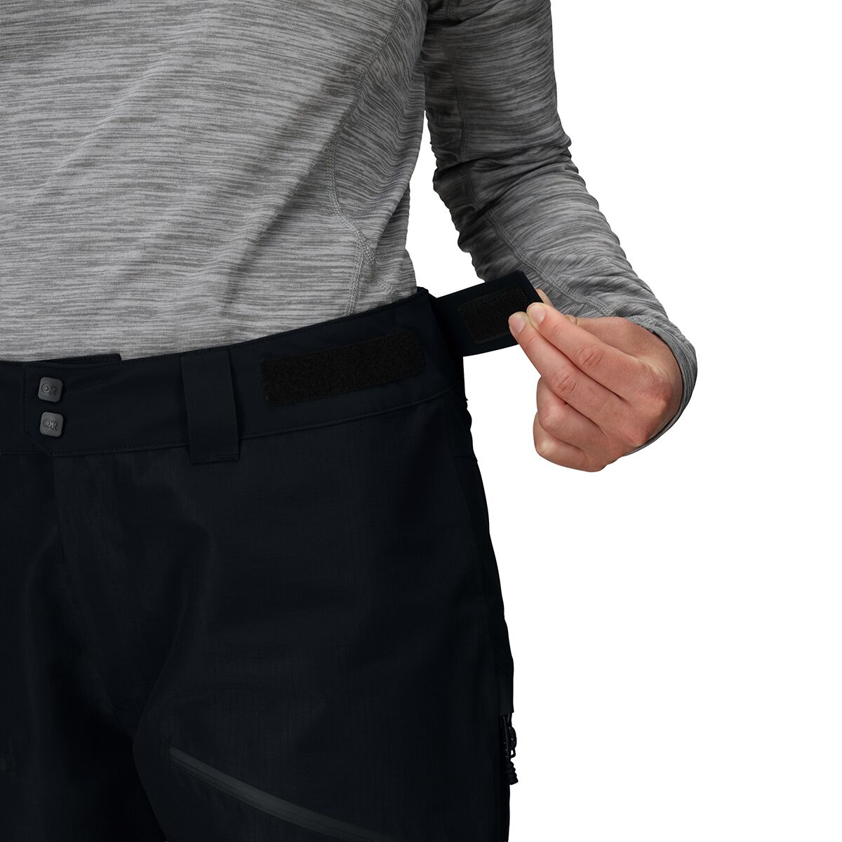 Женские брюки Outdoor Research Powderverse Pant, цвет: Чёрный — фото 5