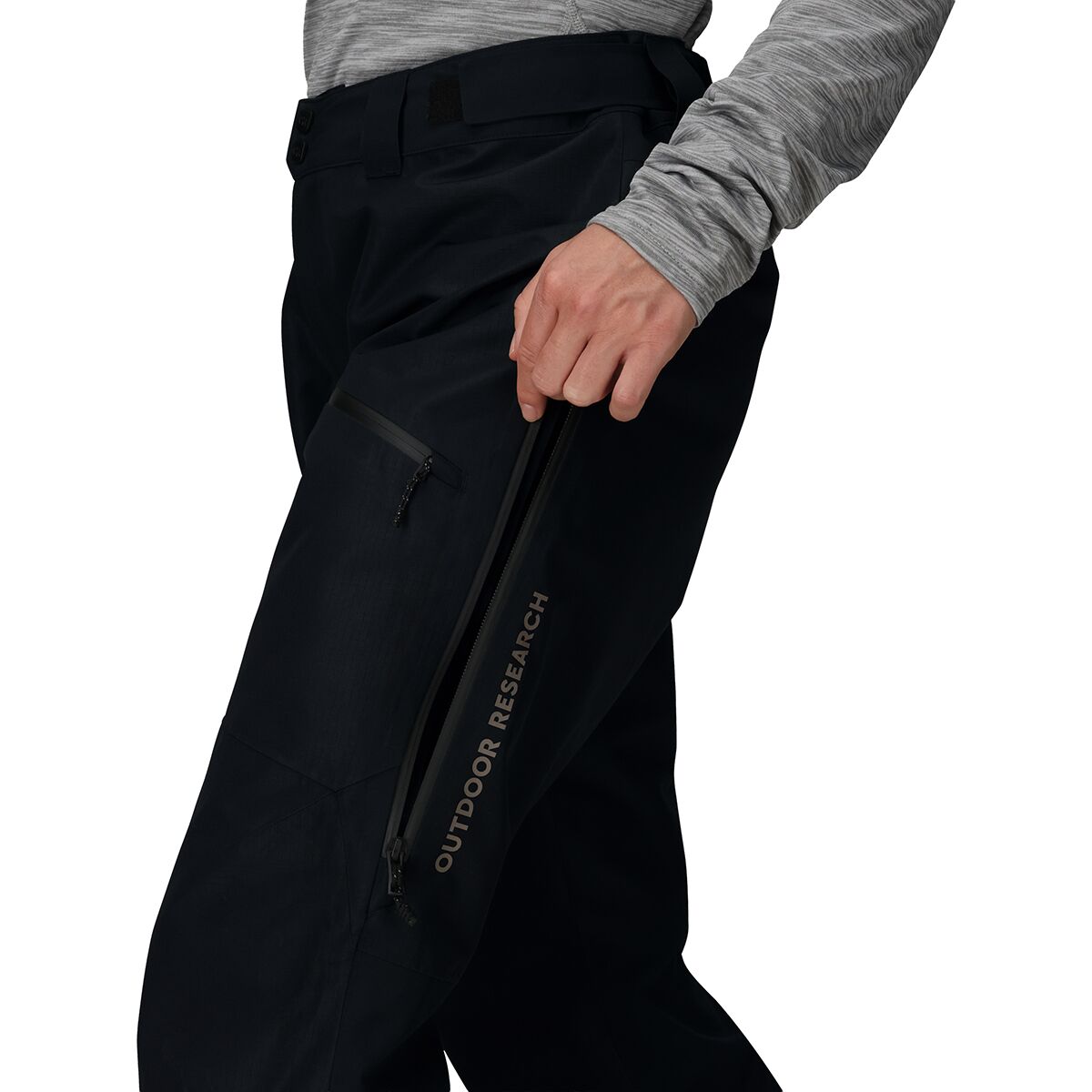 Женские брюки Outdoor Research Powderverse Pant, цвет: Чёрный — фото 6