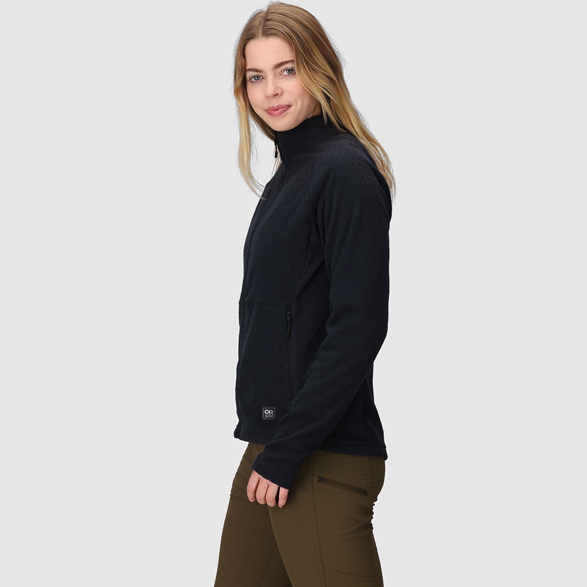 Женская куртка Outdoor Research Trail Mix XT Fleece, цвет: Чёрный — фото 3