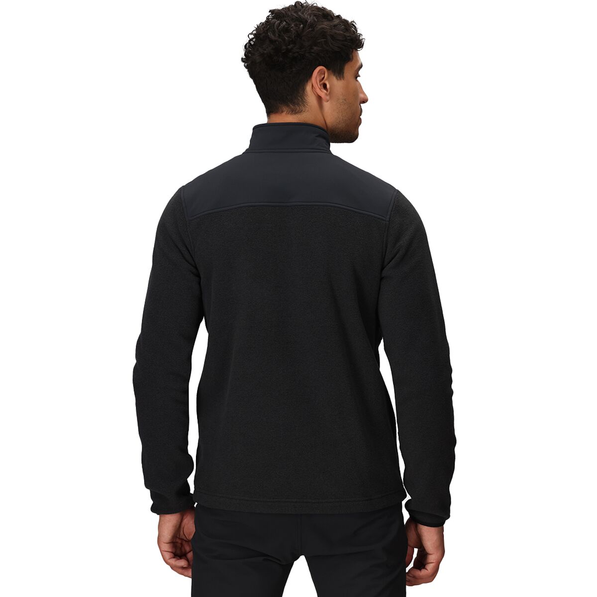 Мужской свитер Outdoor Research Polartec 200 1/2-Zip Pullover, цвет: Чёрный — фото 2