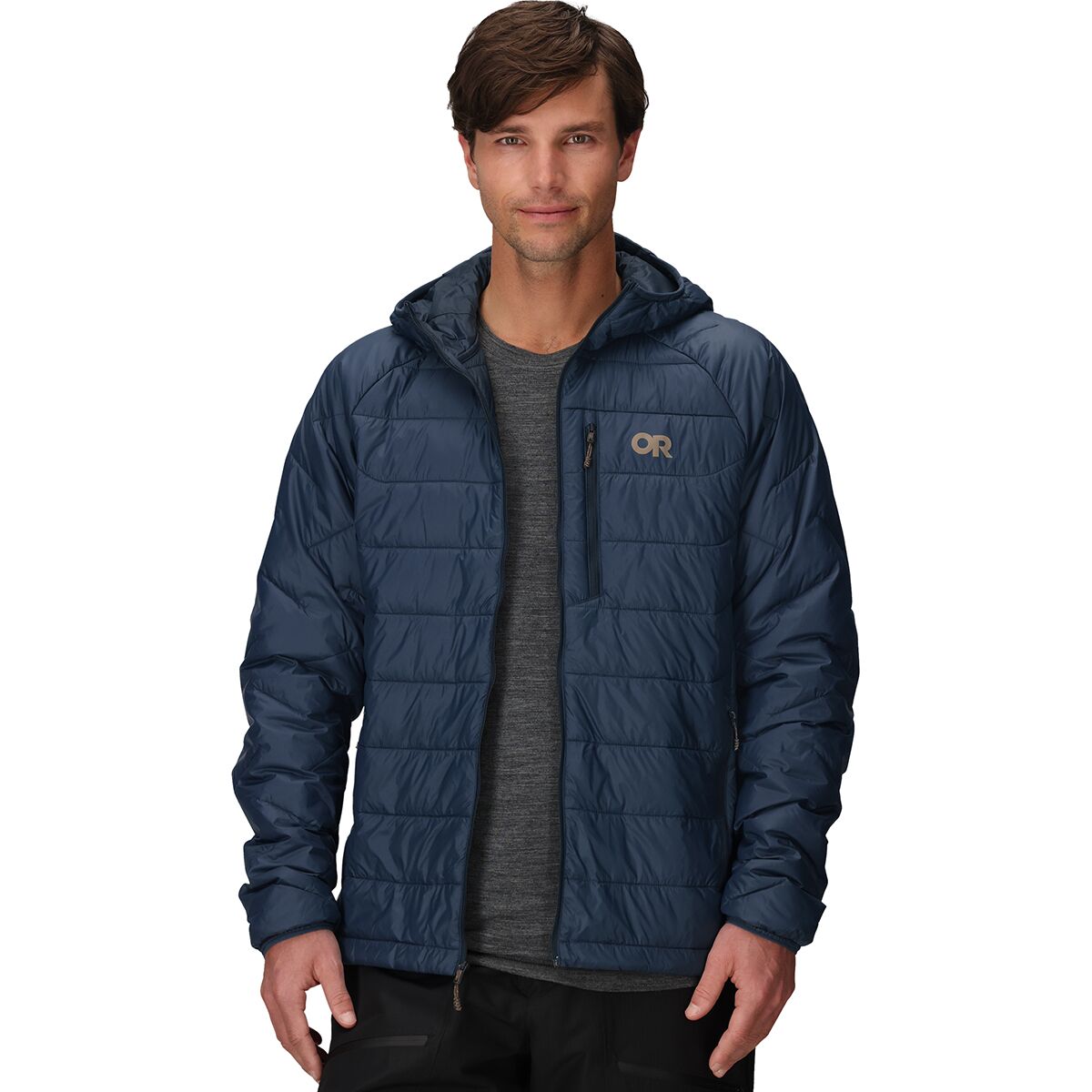 Мужская куртка Outdoor Research SuperStrand XT Hooded, цвет: Atlantic — фото 5