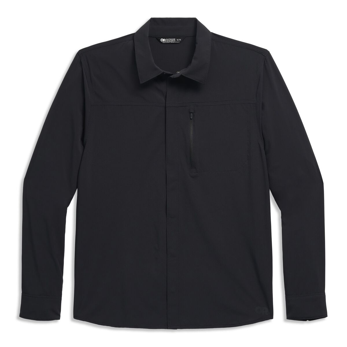 Мужская рубашка Outdoor Research Astroman Long-Sleeve Sun, цвет: Чёрный — фото 5