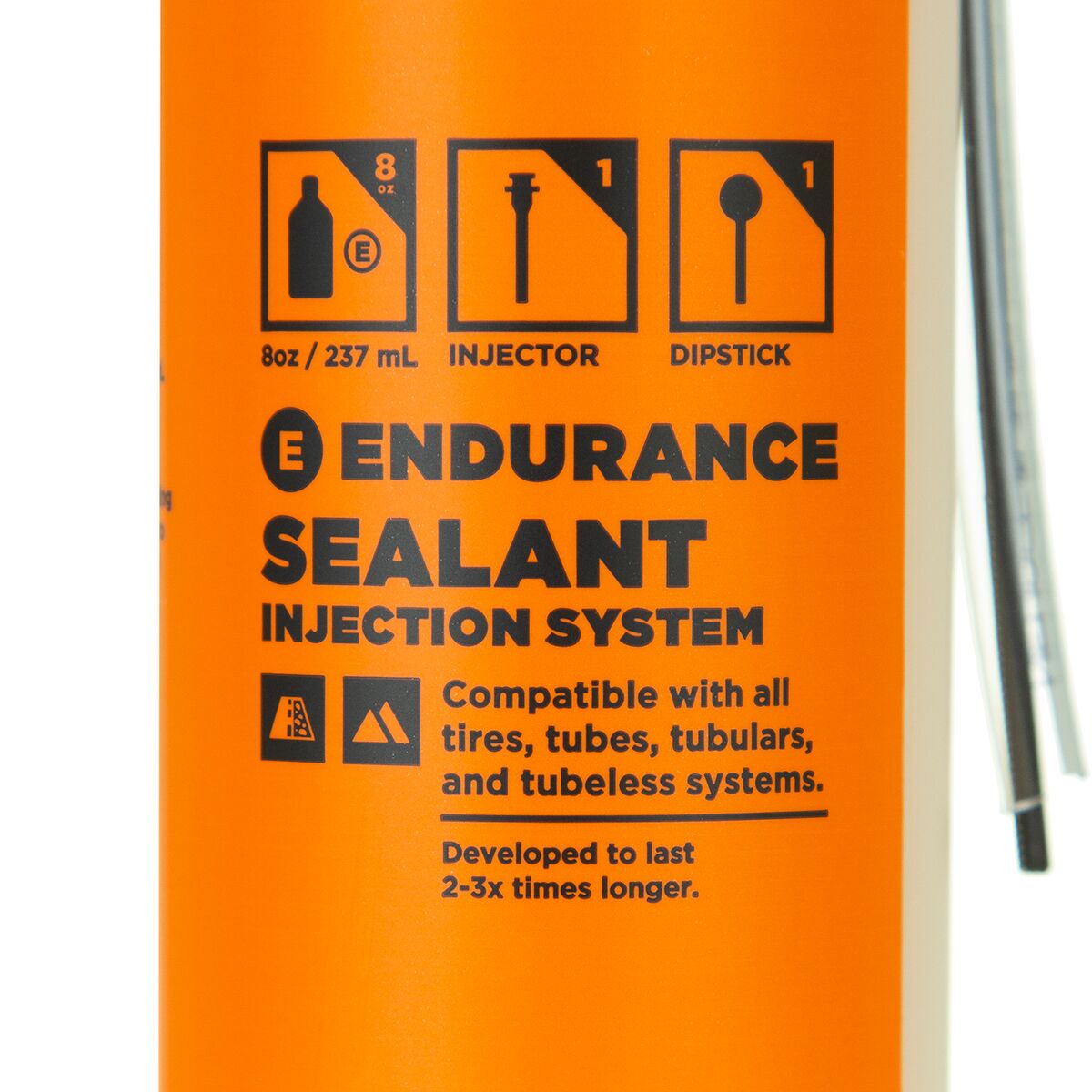 Orange Seal Endurance Tubeless Sealant with Twist Lock Applicator Bike