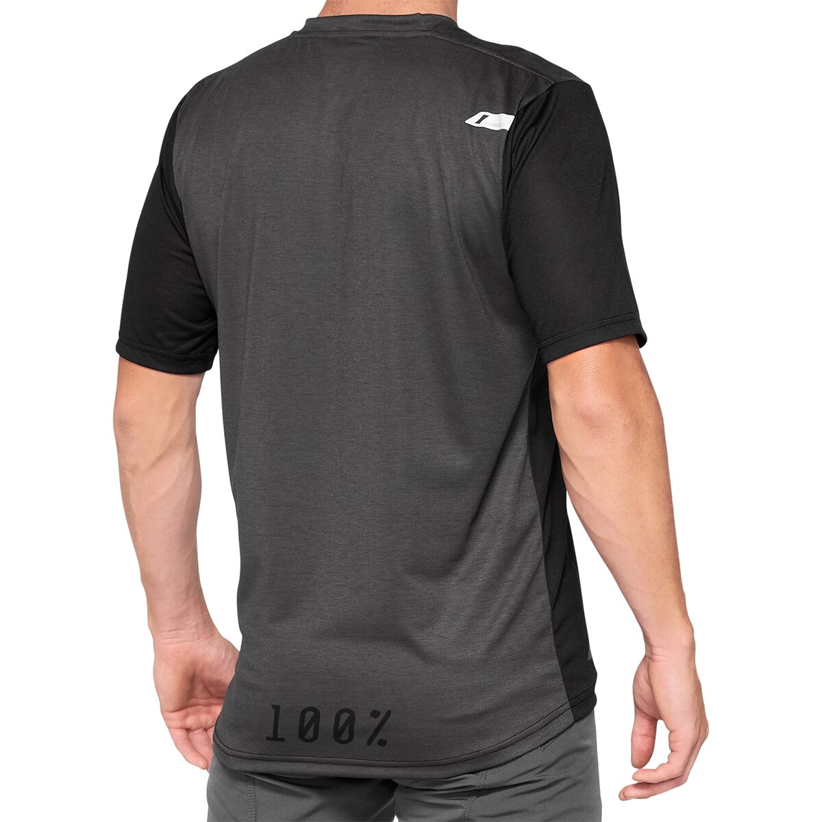 100% Airmatic 3/4 Sleeve MTB Jersey - Black-Red Black - Red