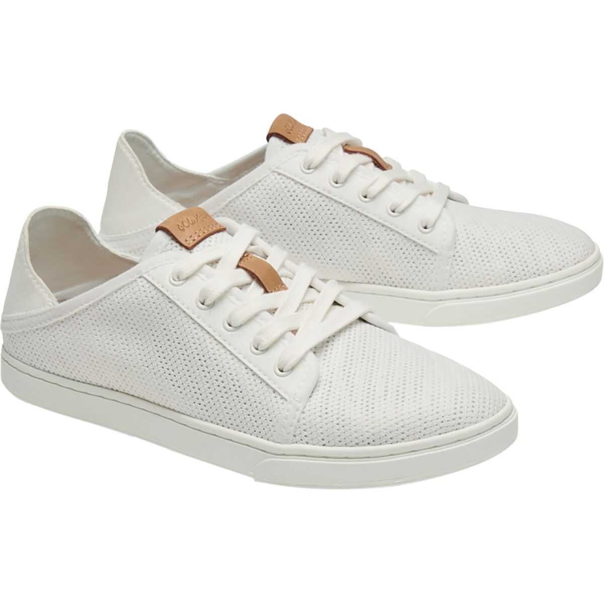 OLUKAI Pehuea Li - Scarpe Uomo/Donna, Bianche, Allacciate, Tomaia In Rete Traspirante, Leggere, Per Outdoor E Passeggiate, 8.5 B(M) US