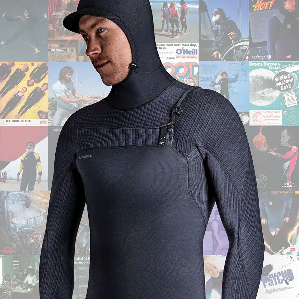 O´Neill Hyperfreak 4/3+mm Hooded Chest-Zip Full...