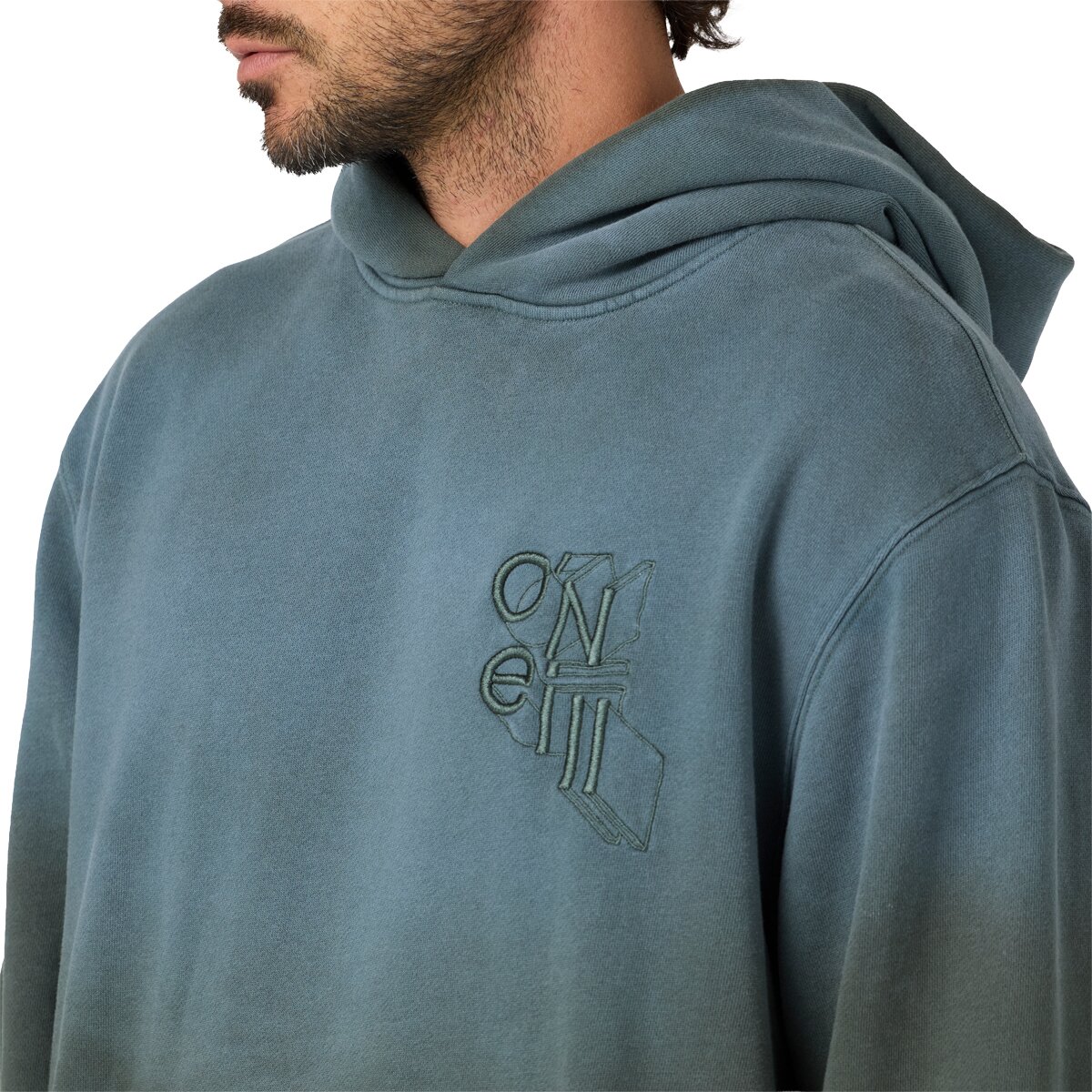 Мужское худи O'Neill OG Logo Box, цвет: Тёмно-зелёный — фото 2