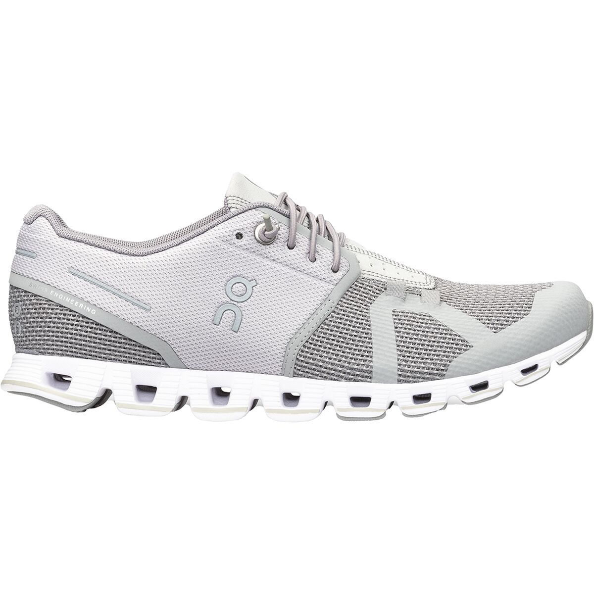 on cloud shoes white with black laces