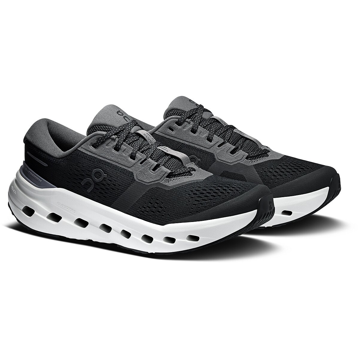 Женские кроссовки On Cloudrunner 3 Shoe, цвет: Чёрный / Слоновая кость — фото 2