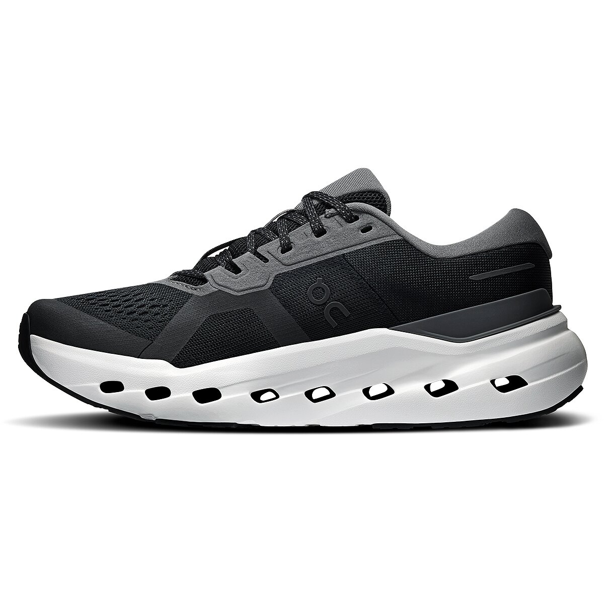 Женские кроссовки On Cloudrunner 3 Shoe, цвет: Чёрный / Слоновая кость — фото 4