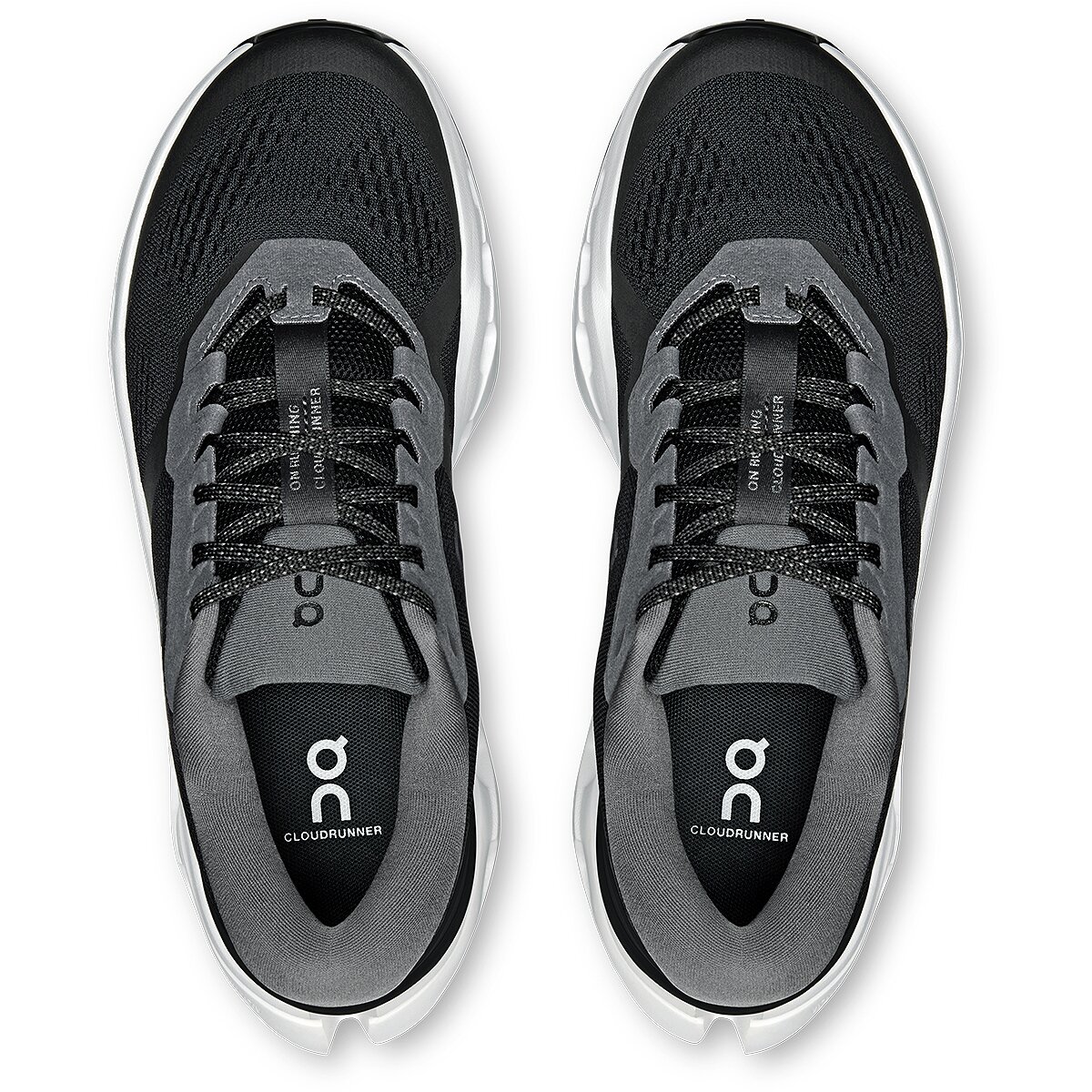 Женские кроссовки On Cloudrunner 3 Shoe, цвет: Чёрный / Слоновая кость — фото 5