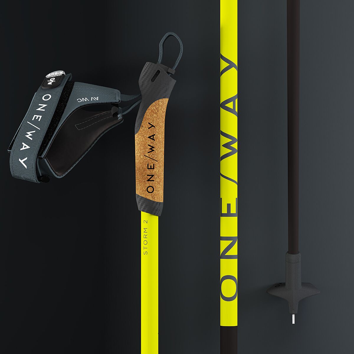 ONE WAY Storm 2 Ski Poles