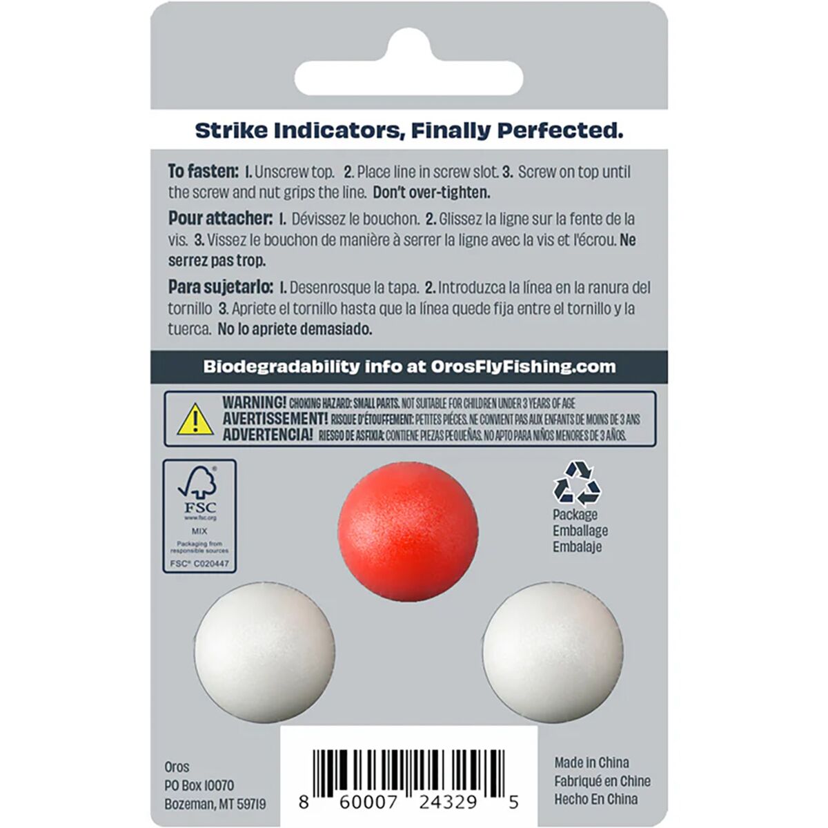 Oros Strike Indicator - 3-Pack