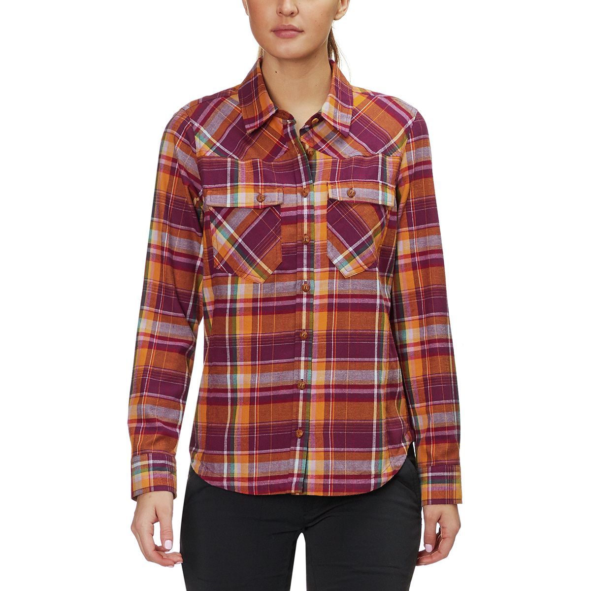 Orvis Misty Morning Western Flannel Shirt Women's