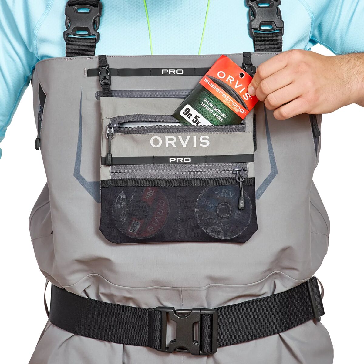 Мужские комбинезоны Orvis Pro Wader, цвет: Теневой — фото 5