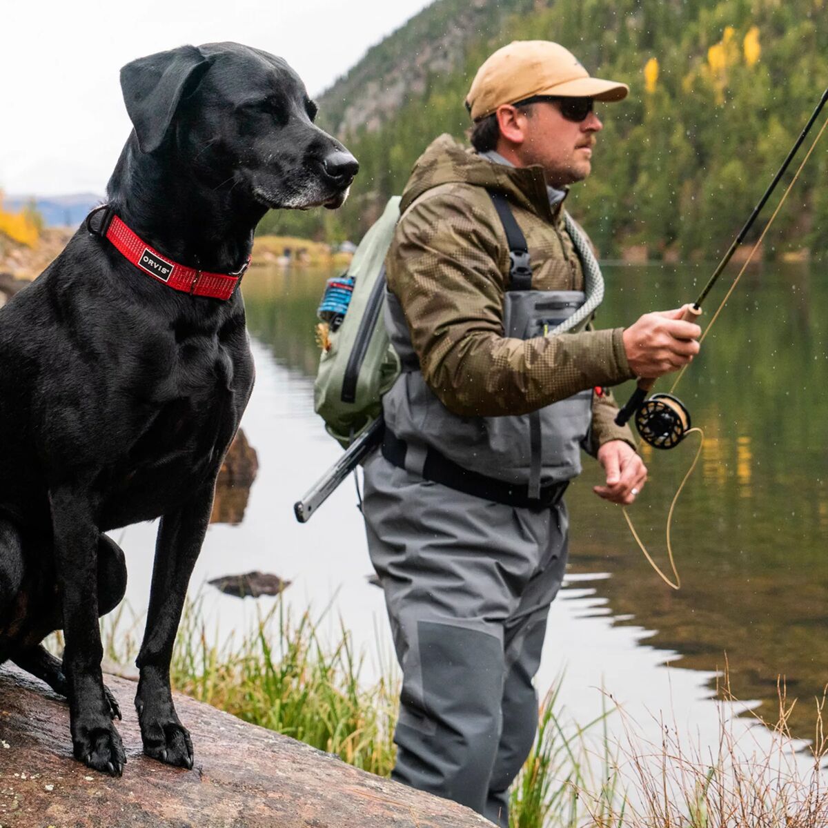 Мужские комбинезоны Orvis Pro Wader, цвет: Теневой — фото 7