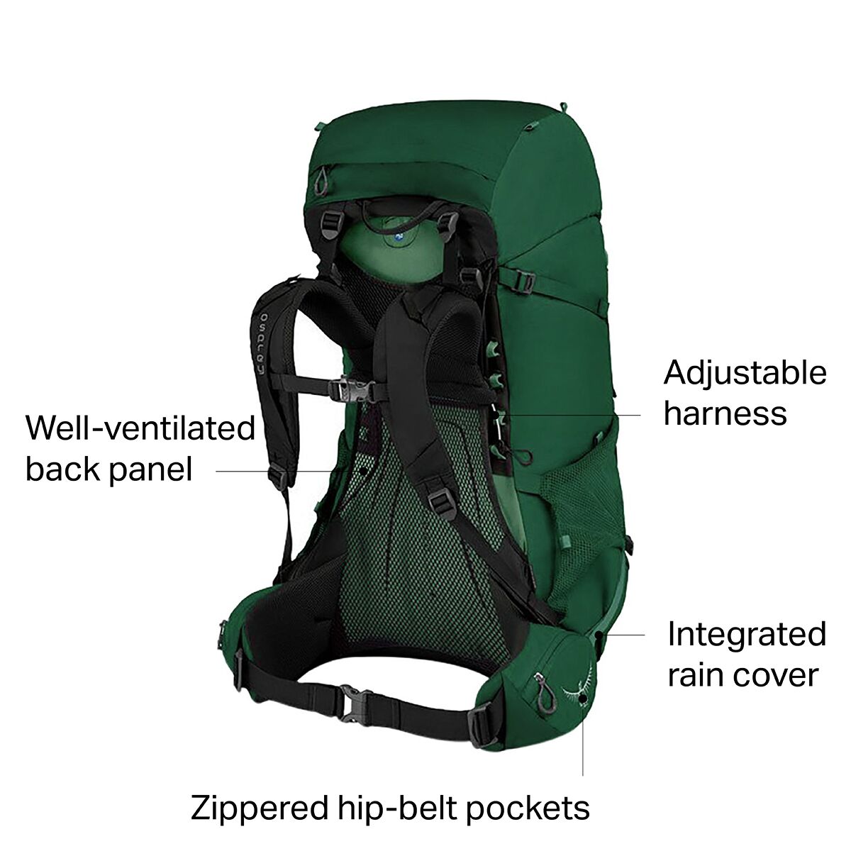 Osprey Packs Rook 65L Backpack Hike & Camp