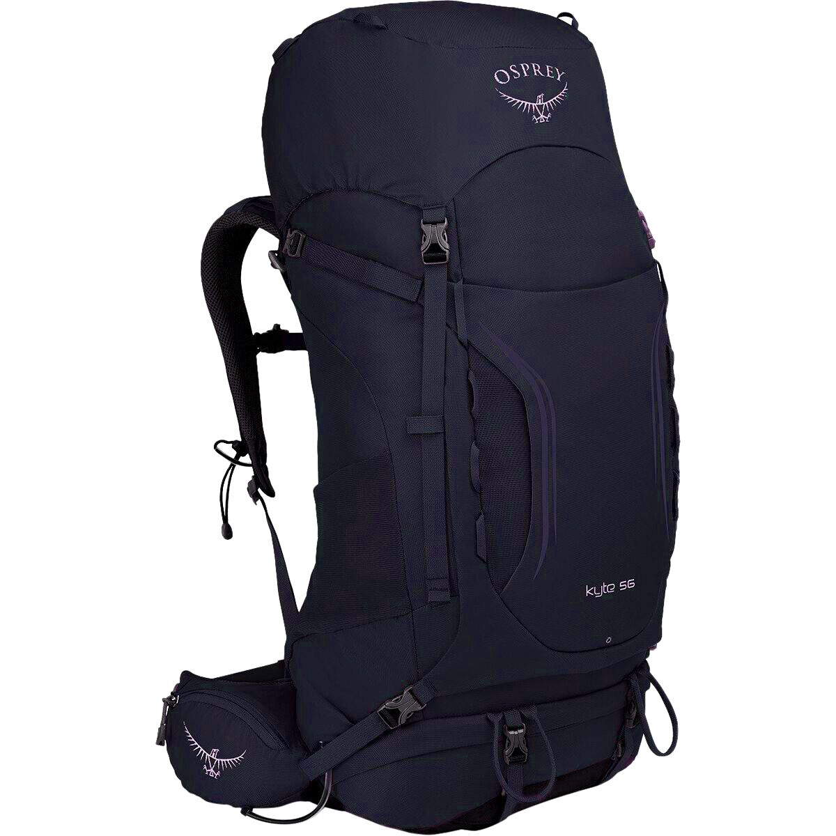 Osprey Damen Kyte 56 Wanderrucksack – Für Frauen, 56 Liter, Mit Integrierter Regenhülle, Siren Grey