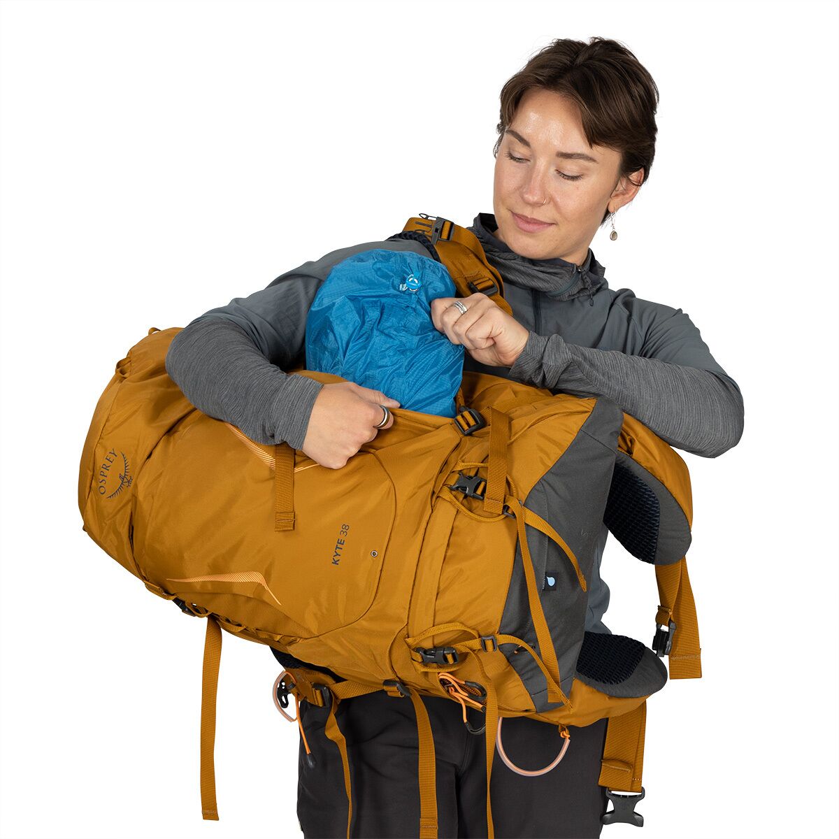 Рюкзак Osprey Packs Kyte 38L Pack, цвет: Коричневый — фото 12