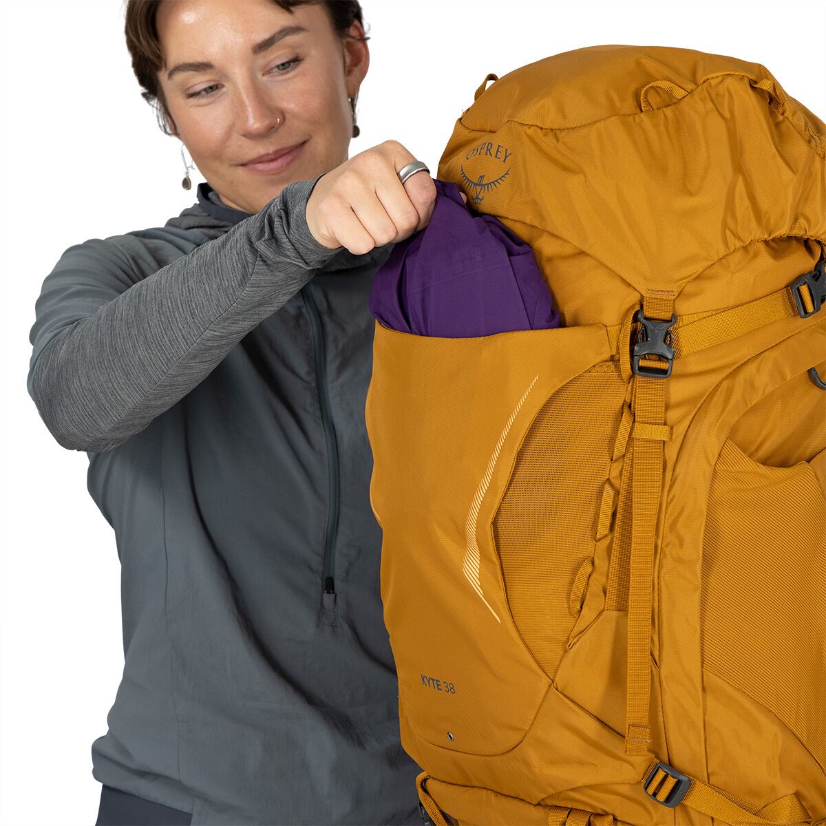 Рюкзак Osprey Packs Kyte 38L Pack, цвет: Коричневый — фото 6