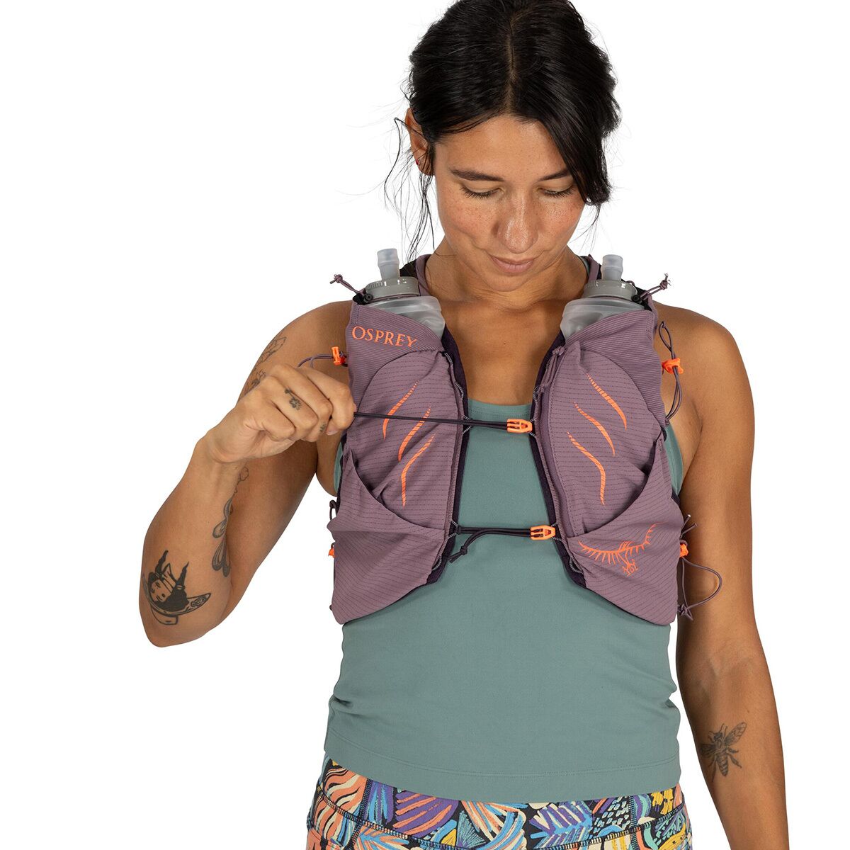 Женский жилет Osprey Packs Dyna Pro 7L Running Vest, цвет: Фиолетовый сумеречный — фото 11