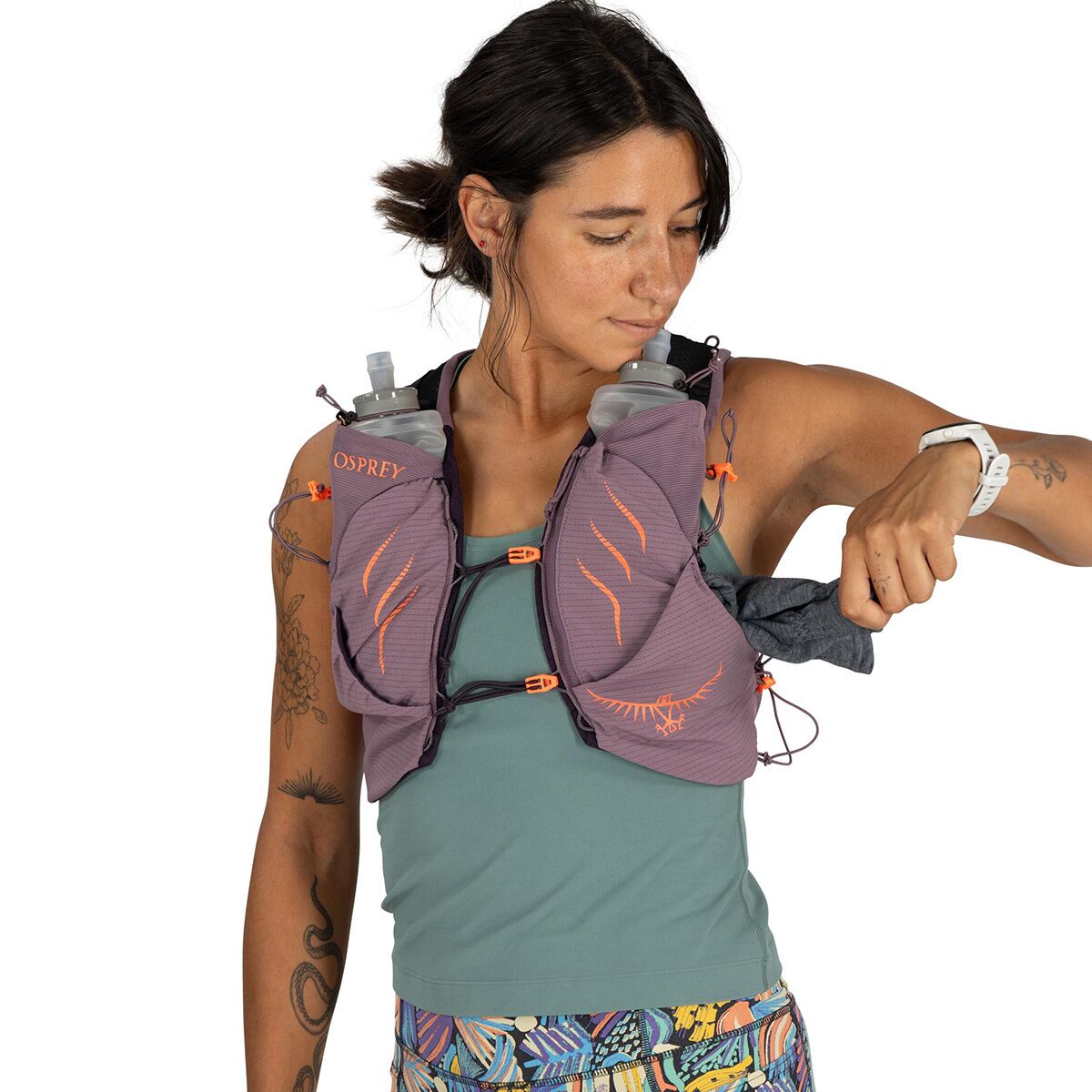 Женский жилет Osprey Packs Dyna Pro 7L Running Vest, цвет: Фиолетовый сумеречный — фото 7