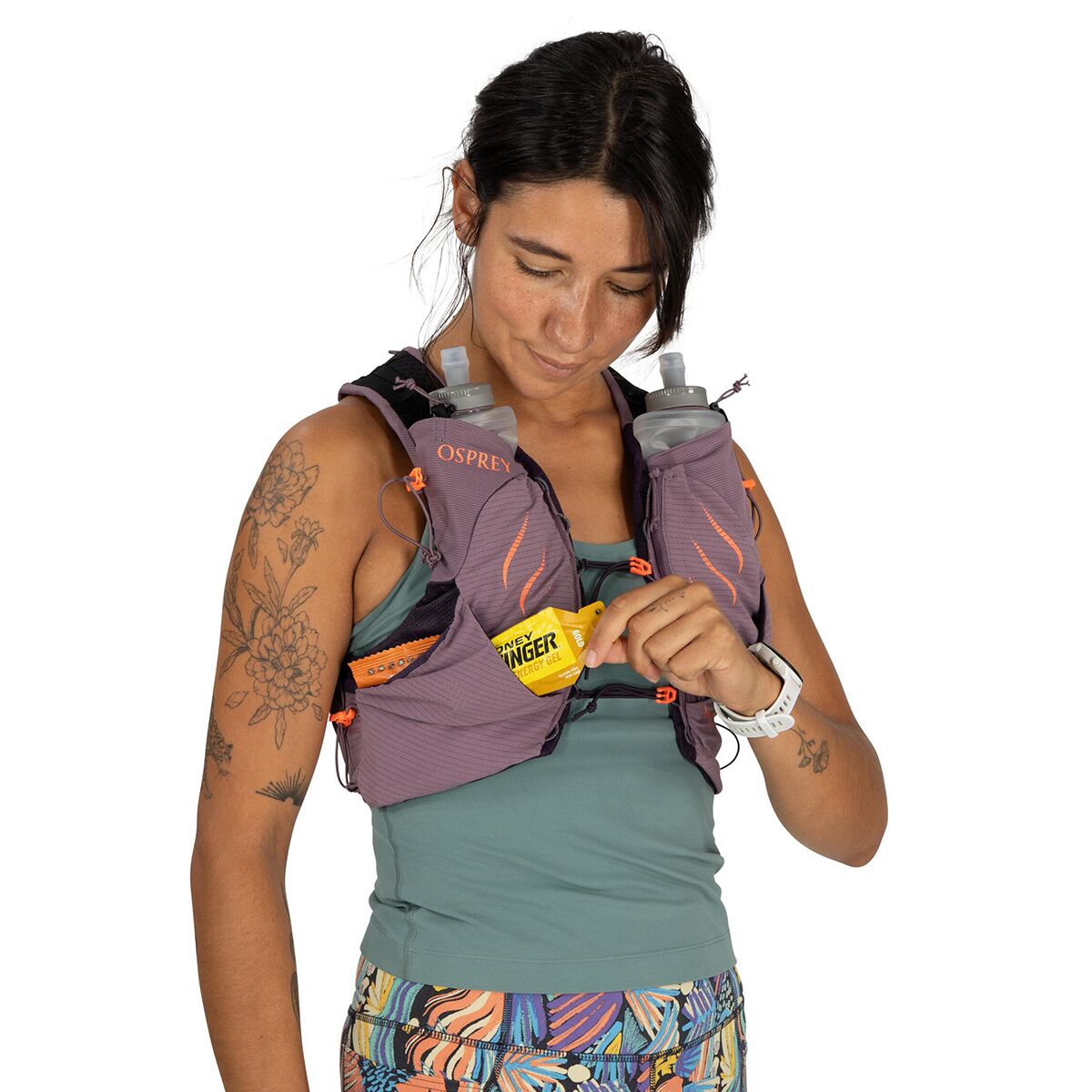 Женский жилет Osprey Packs Dyna Pro 7L Running Vest, цвет: Фиолетовый сумеречный — фото 8