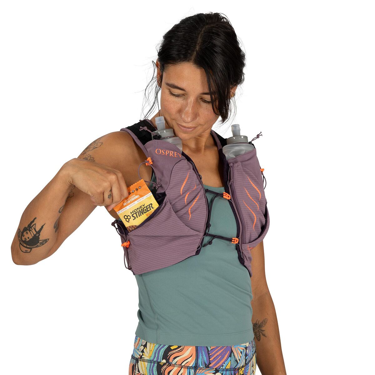 Женский жилет Osprey Packs Dyna Pro 7L Running Vest, цвет: Фиолетовый сумеречный — фото 9