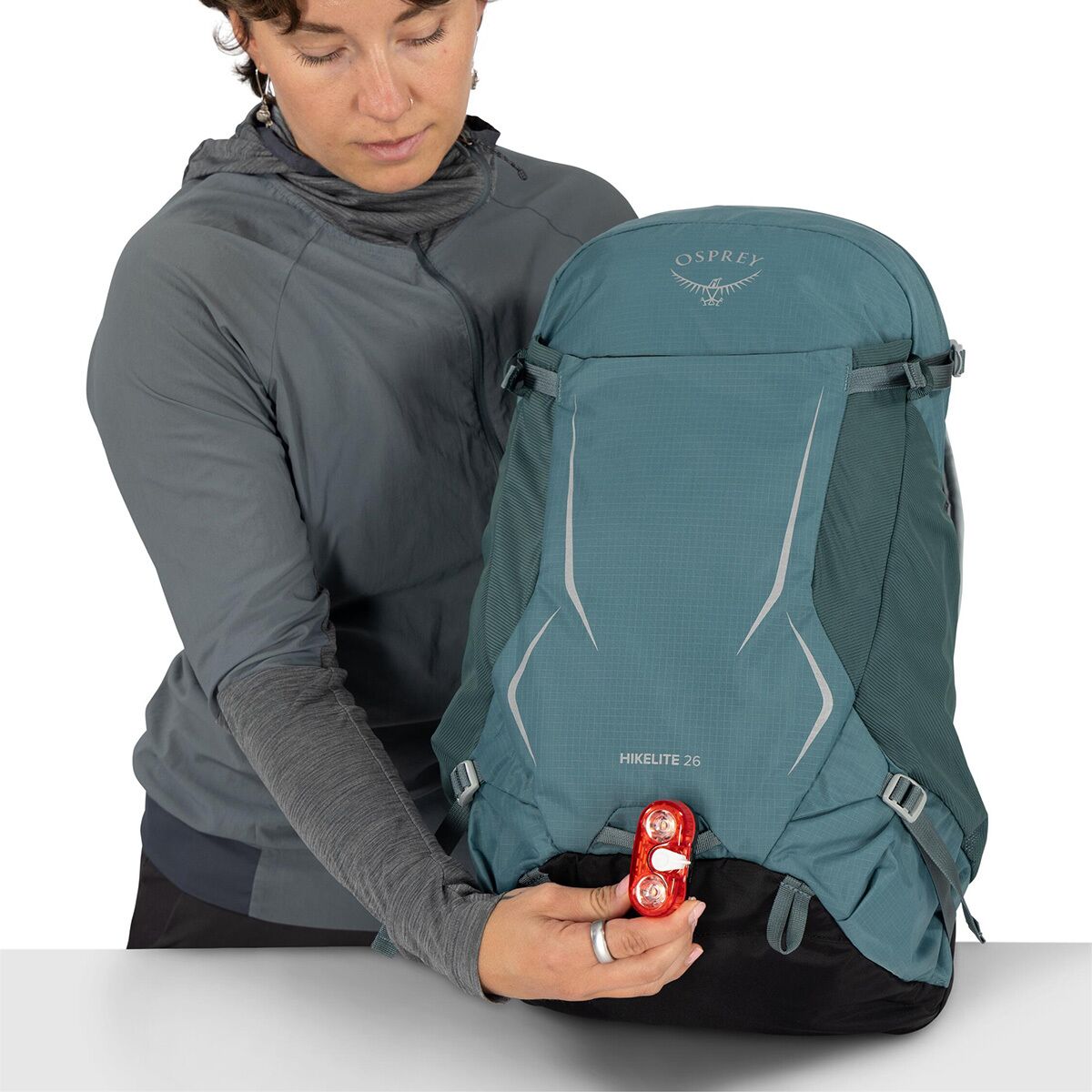 Рюкзак Osprey Packs Hikelite 26L, цвет: Синий — фото 11