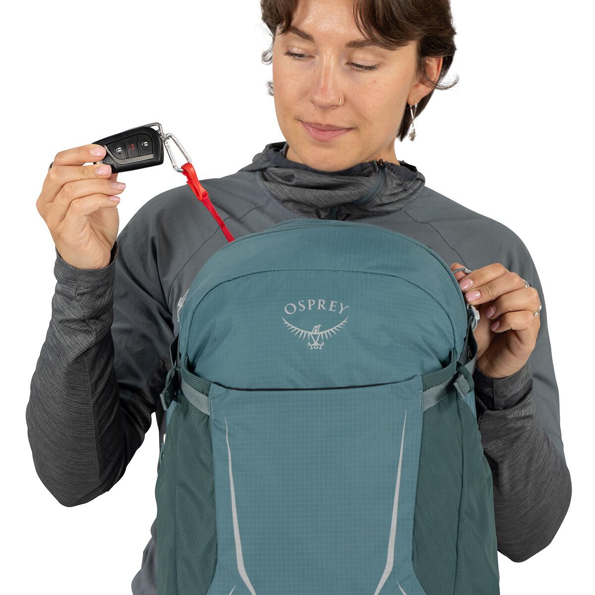 Рюкзак Osprey Packs Hikelite 26L, цвет: Синий — фото 12