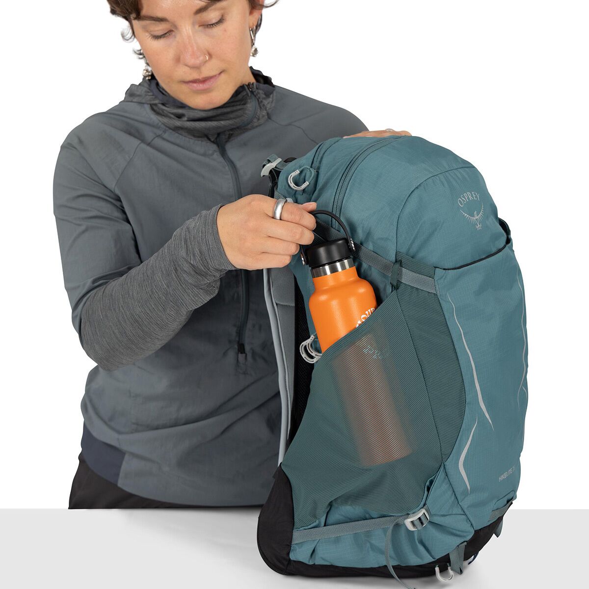 Рюкзак Osprey Packs Hikelite 26L, цвет: Синий — фото 5